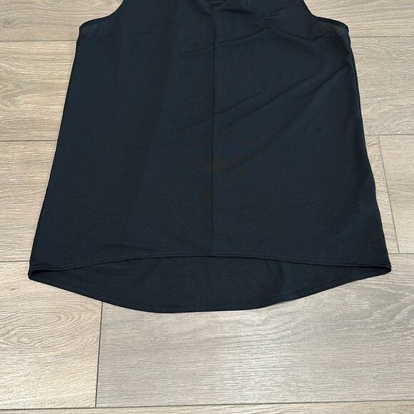 LUCY Black Flow Yoga Mesh Polyester V Neck High Low Tank Top Gym Active Size XS - Picture 5 of 9
